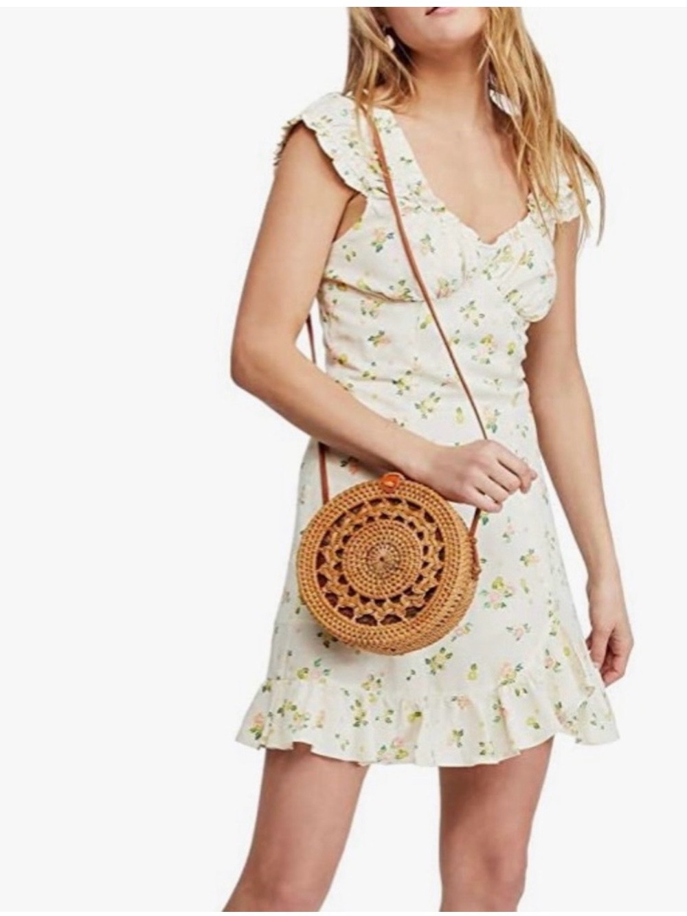 Free People Like a Lady Dress in Cactus Flower Print